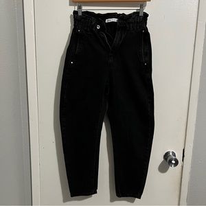 zara paper bag jeans